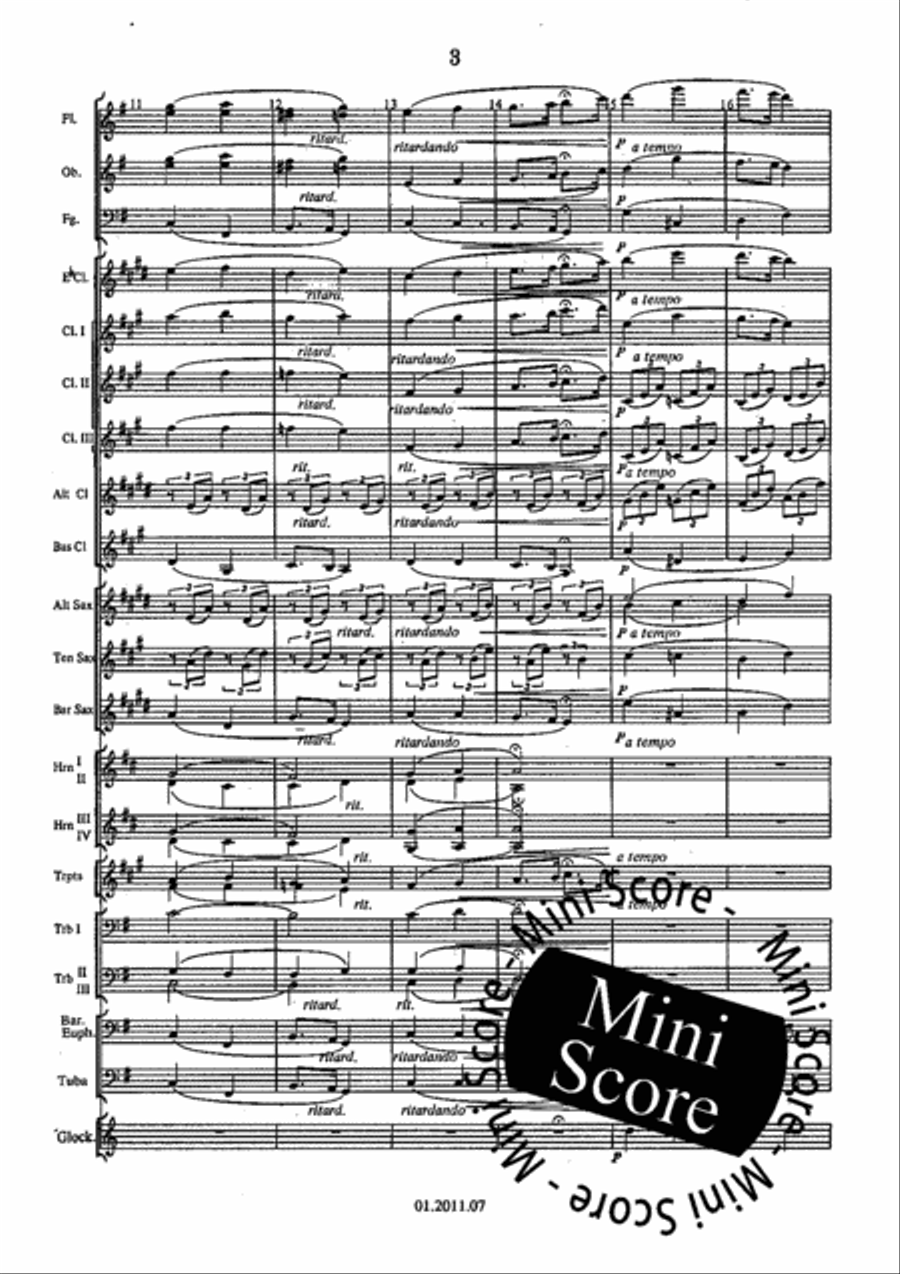 Kinderszenen Concert Band scores gallery preview page 9