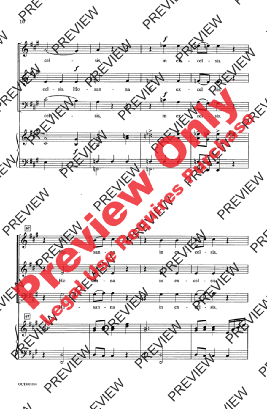 Sanctus 2-Part scores gallery preview page 10
