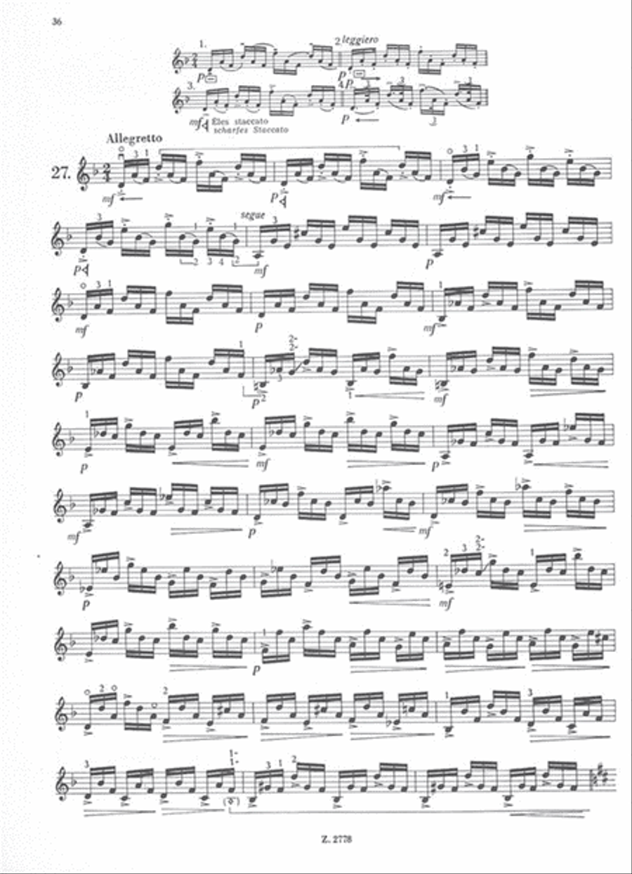 36 Übungen Violin Solo scores gallery preview page 4