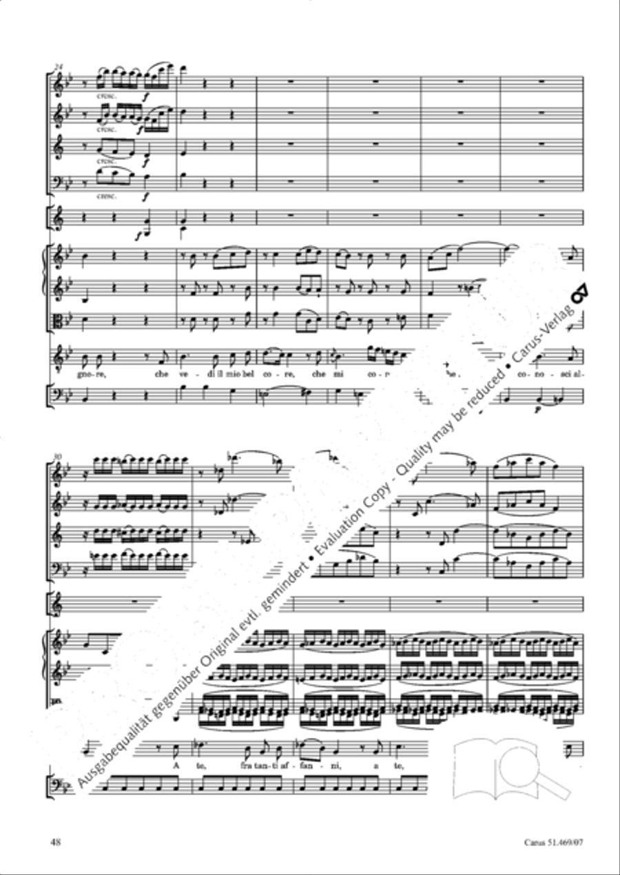 Davide penitente 4-Part scores gallery preview page 61