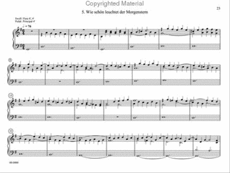 Chorale Preludes of Dietrich Buxtehude Organ scores gallery preview page 5