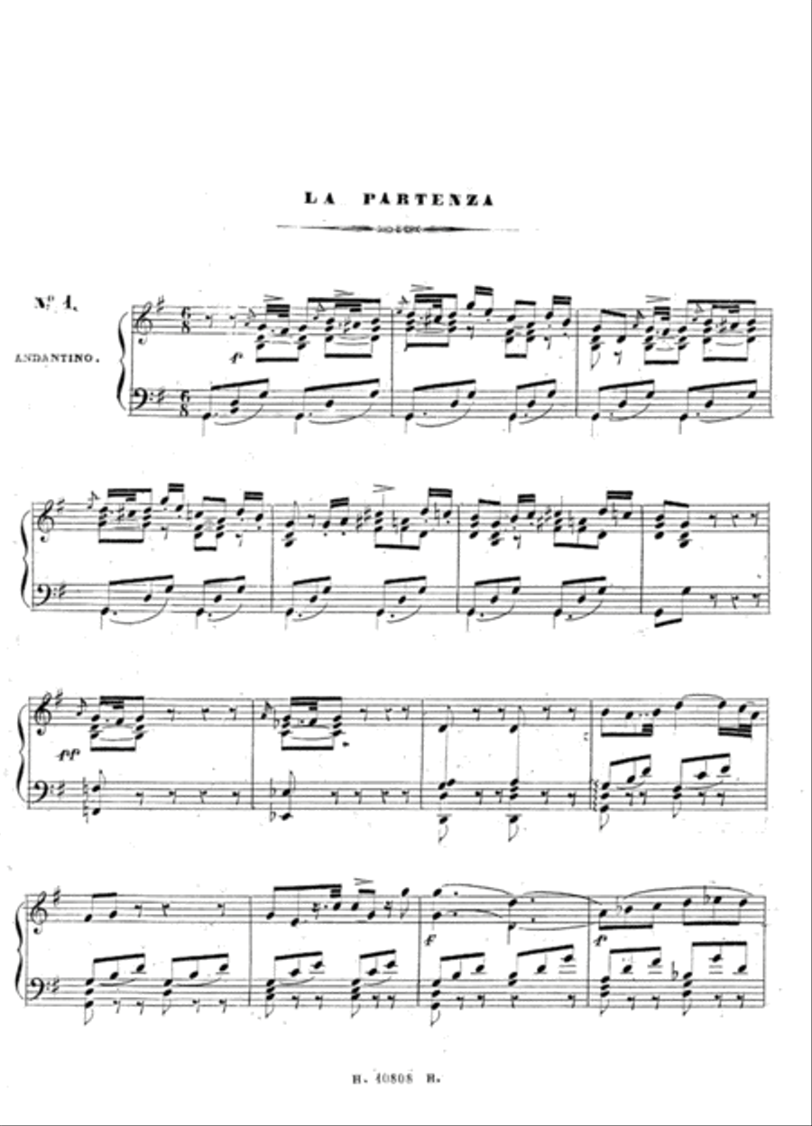 3 péchés de vieillesse: La partenza, La promessa, L'Orgia for Solo Harp Harp scores gallery preview page 2
