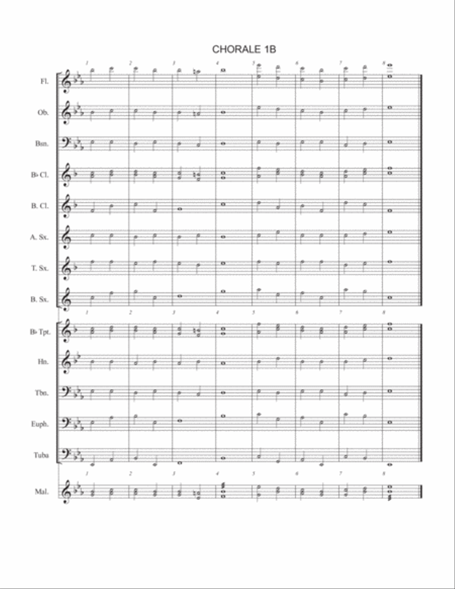 Six Chorales for Band Six Chorales for Band Concert Band scores gallery preview page 4