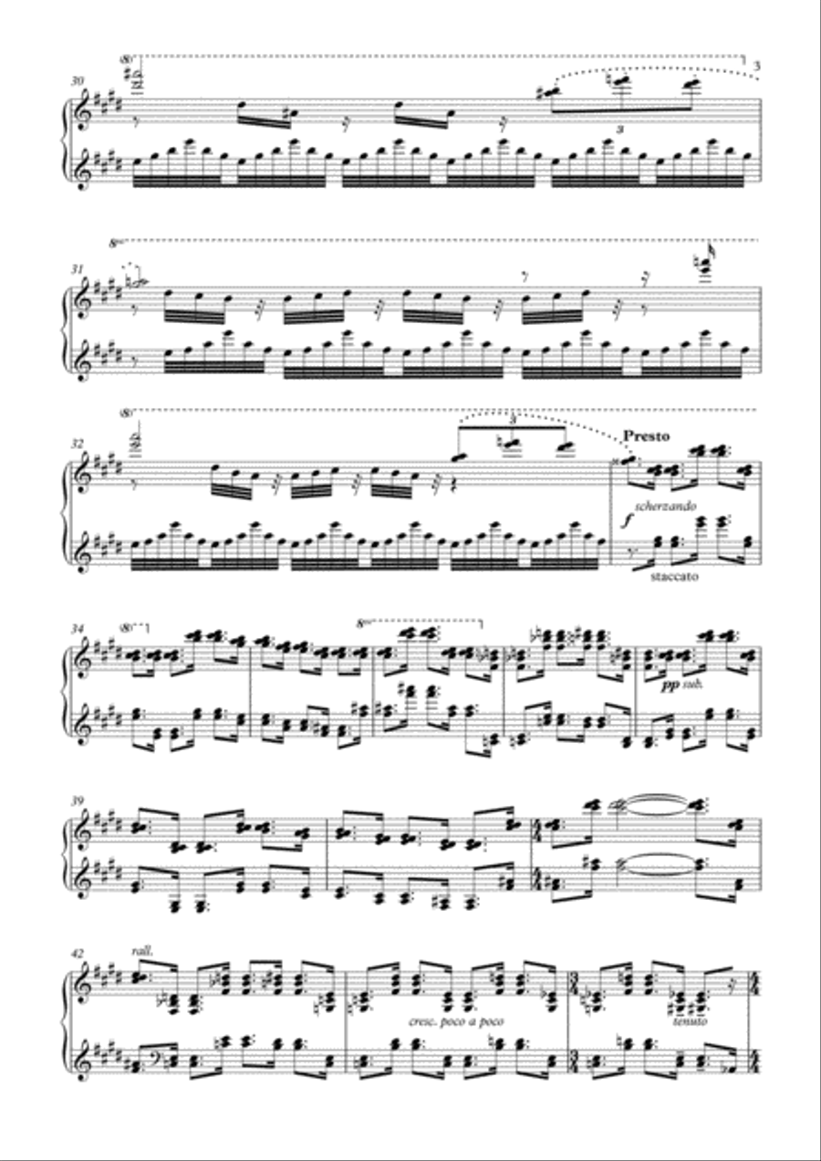 Für Sie - prelude for piano Piano Solo scores gallery preview page 3