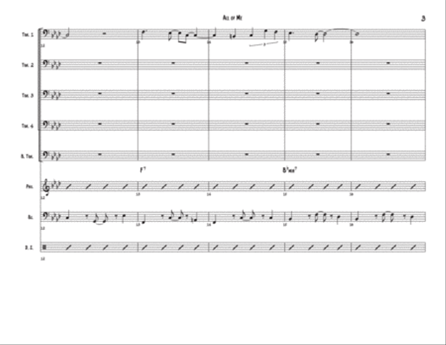 All Of Me Large Ensemble scores gallery preview page 3
