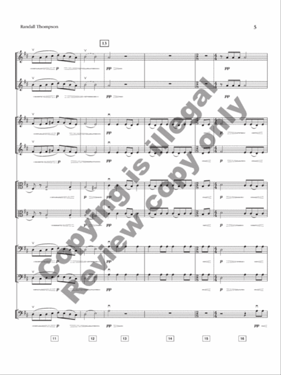 Alleluia (Complete String Orchestra Set) String Orchestra scores gallery preview page 9
