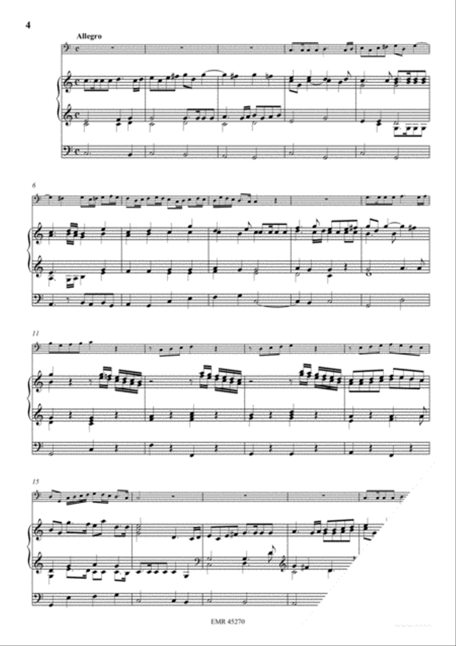 Sonata a Quattro Sonata a Quattro Bass Recorder scores gallery preview page 4