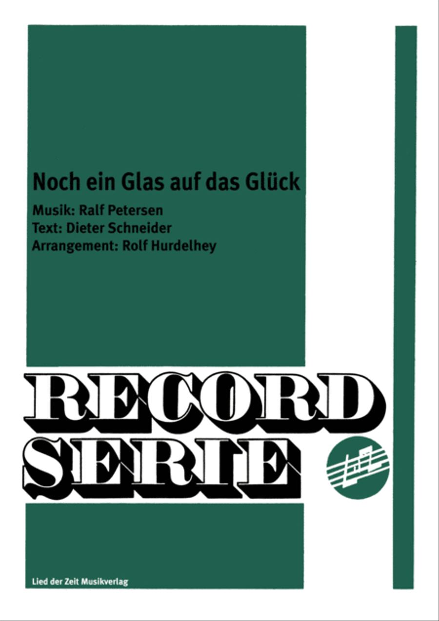 Noch ein Glas auf das Gluck Tenor Saxophone scores gallery preview page 1