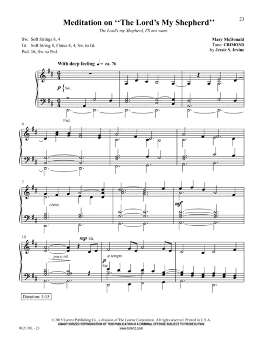 Pick Up & Play Organ Solo scores gallery preview page 14
