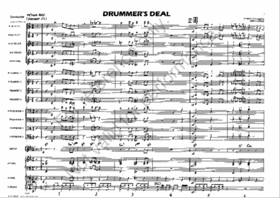 Drummers Deal Jazz Ensemble scores gallery preview page 2
