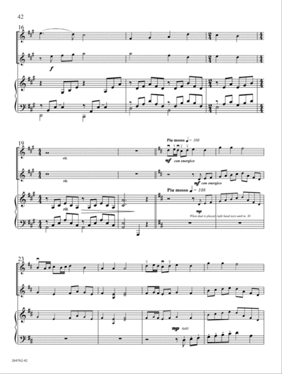 More Love to Thee Violin Solo scores gallery preview page 24