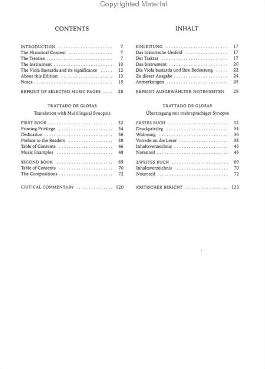 Trattado de Glosas School and Community scores gallery preview page 2