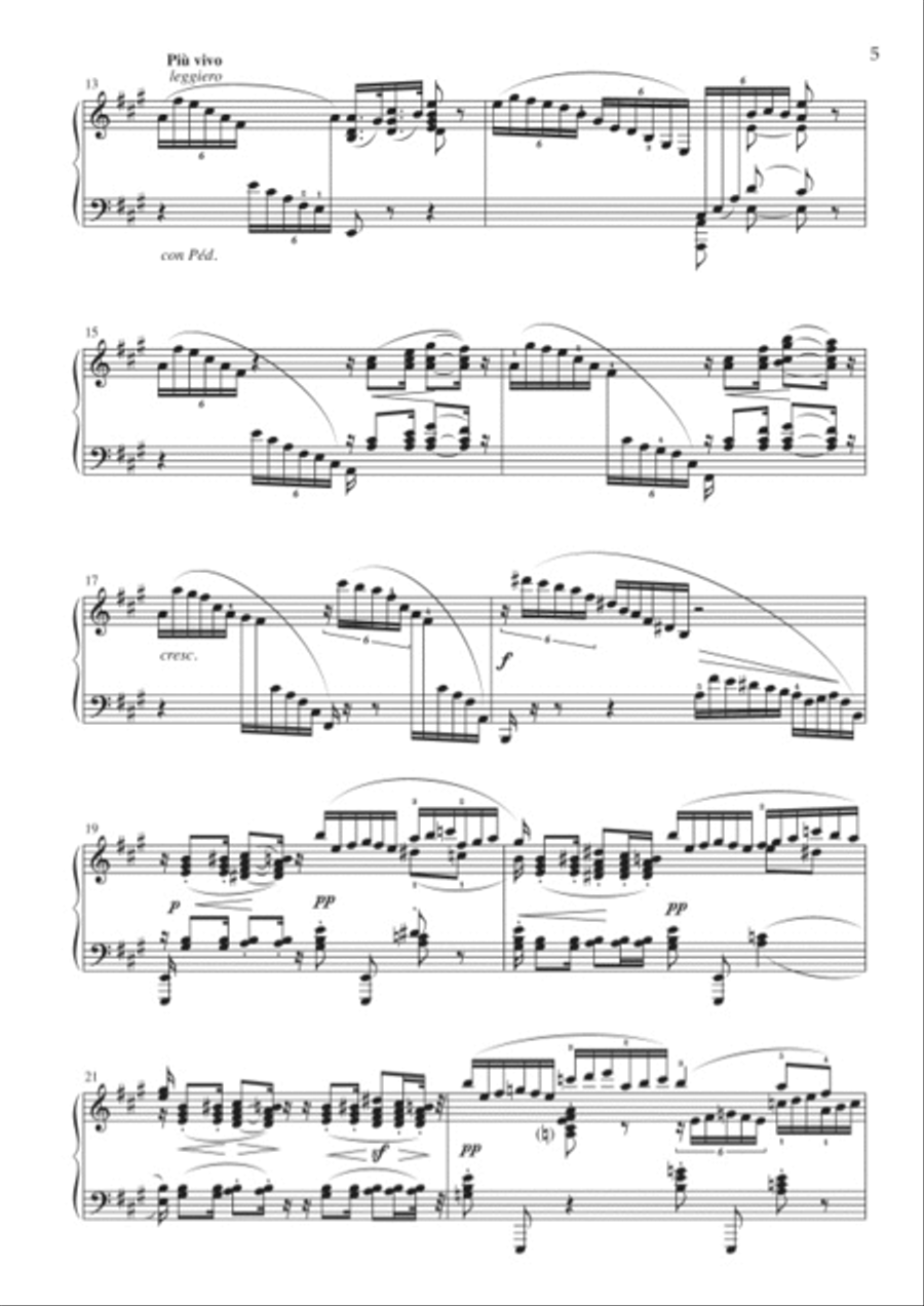 Pages intimes Op. 2, movements 3-6, Op. 2 Piano Solo scores gallery preview page 3