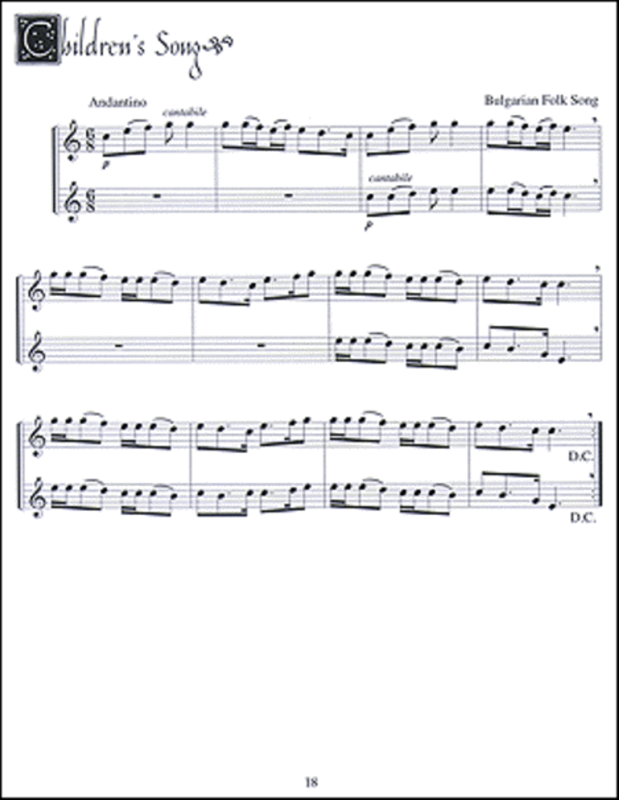 Easy Duets for Flute Woodwind Duet scores gallery preview page 3