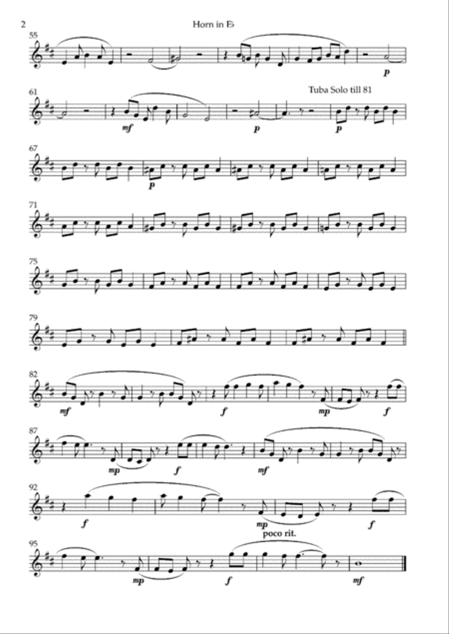 Hotel California Brass Ensemble scores gallery preview page 6