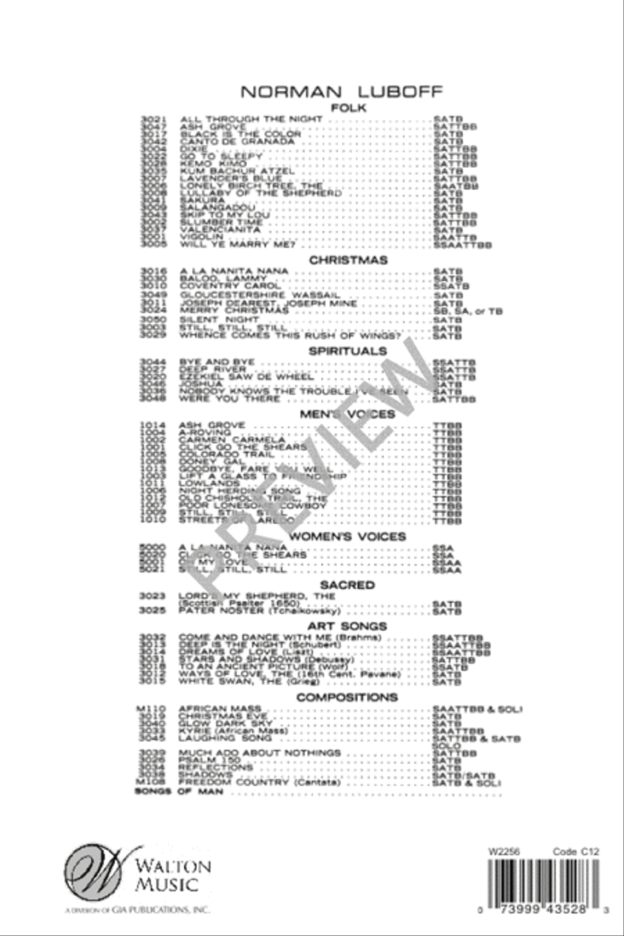Weinachten (Christmas) Weinachten (Christmas) SSAATTBB scores gallery preview page 13