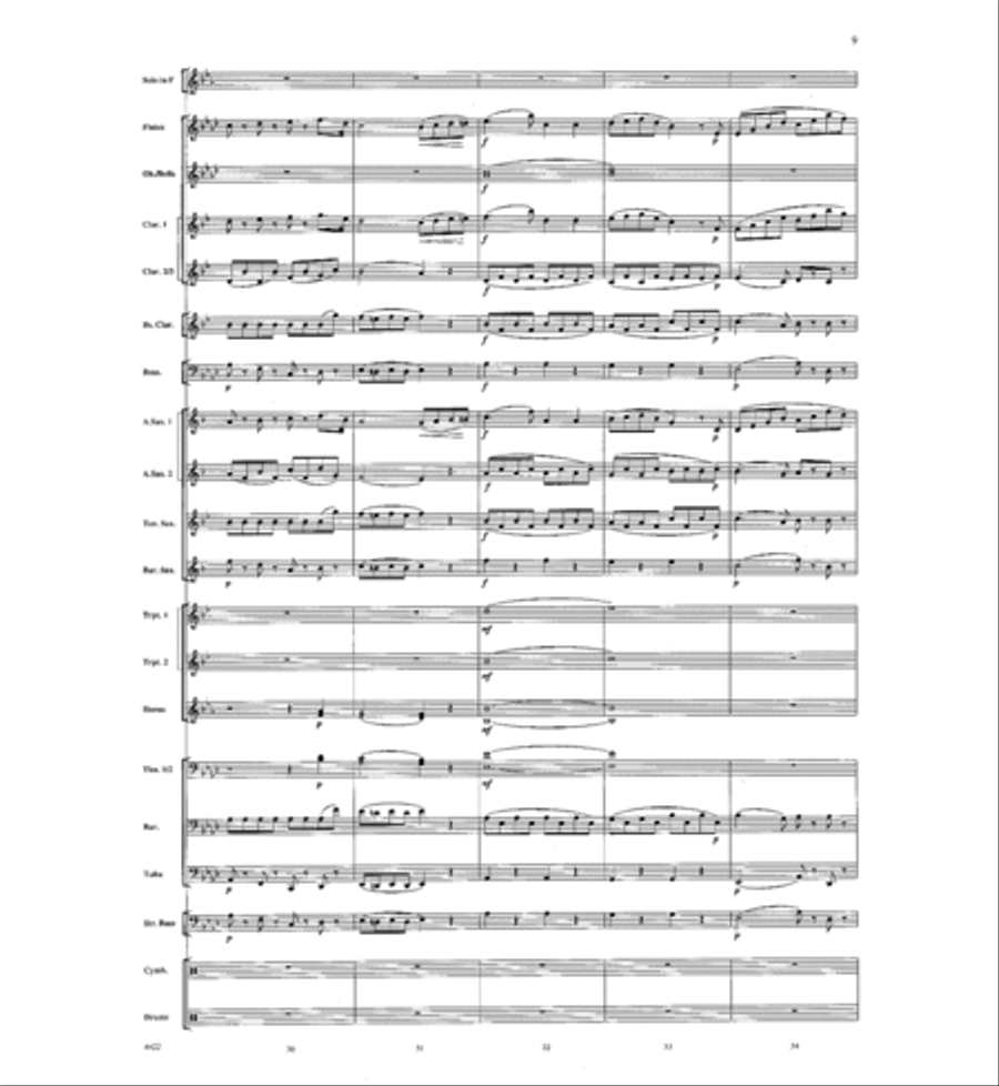 Romanza Concert Band scores gallery preview page 8