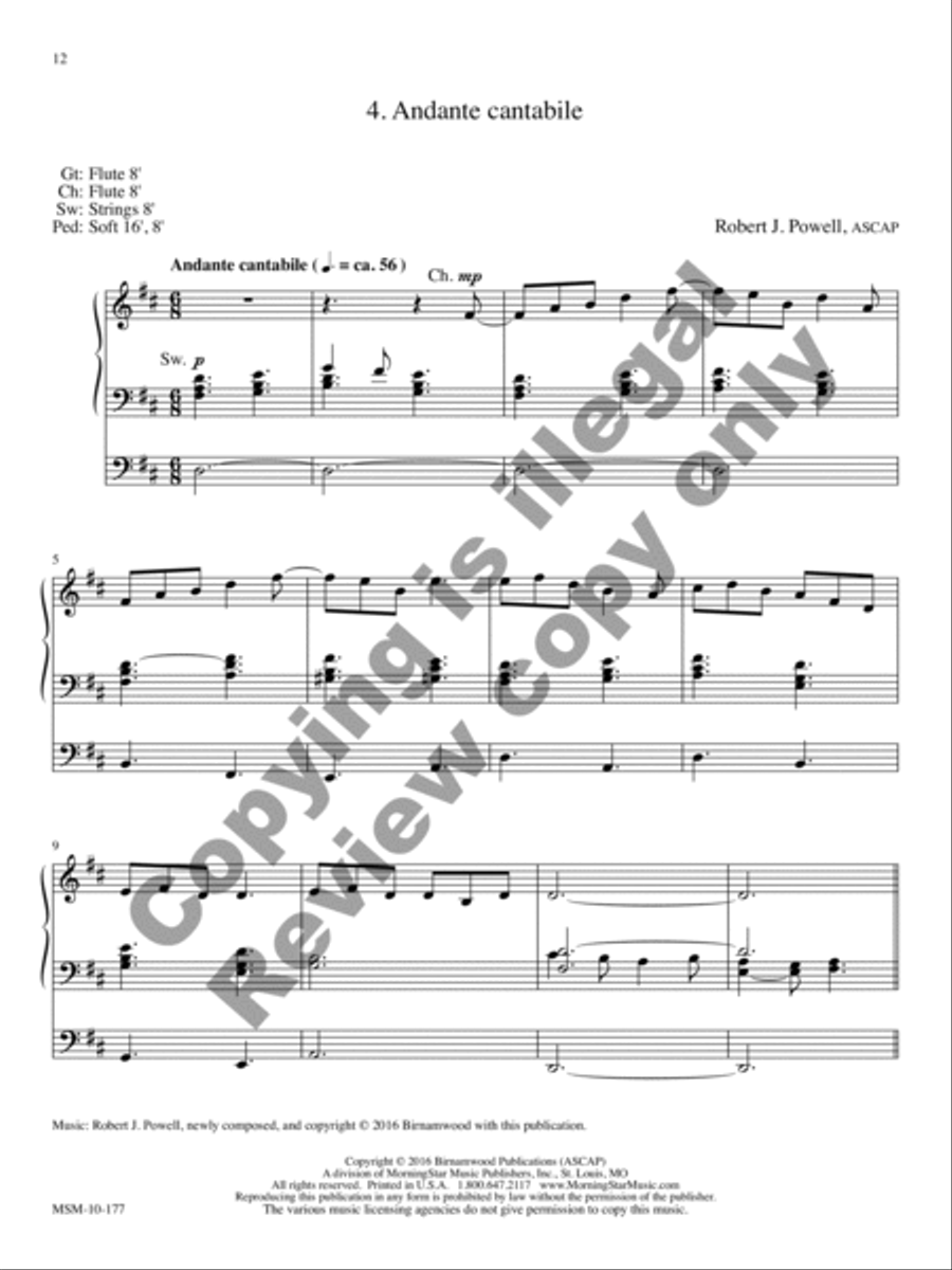 Six Voluntaries for Organ, Set 1 Organ scores gallery preview page 15