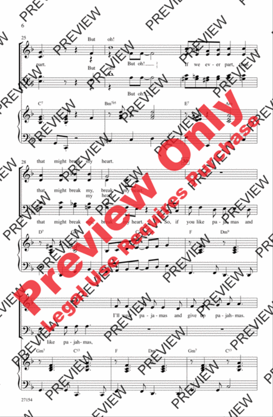 Let's Call the Whole Thing Off 4-Part scores gallery preview page 5