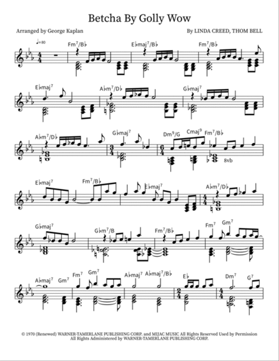 Betcha By Golly Wow Small Ensemble scores gallery preview page 5