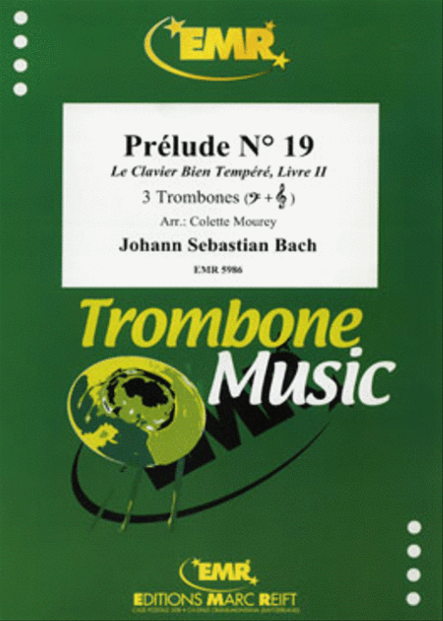 Prelude No. 19 Trombone Trio scores gallery preview page 1