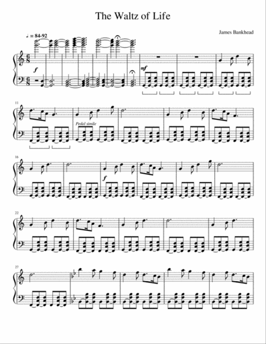 Little Waltz Piano Solo scores gallery preview page 1