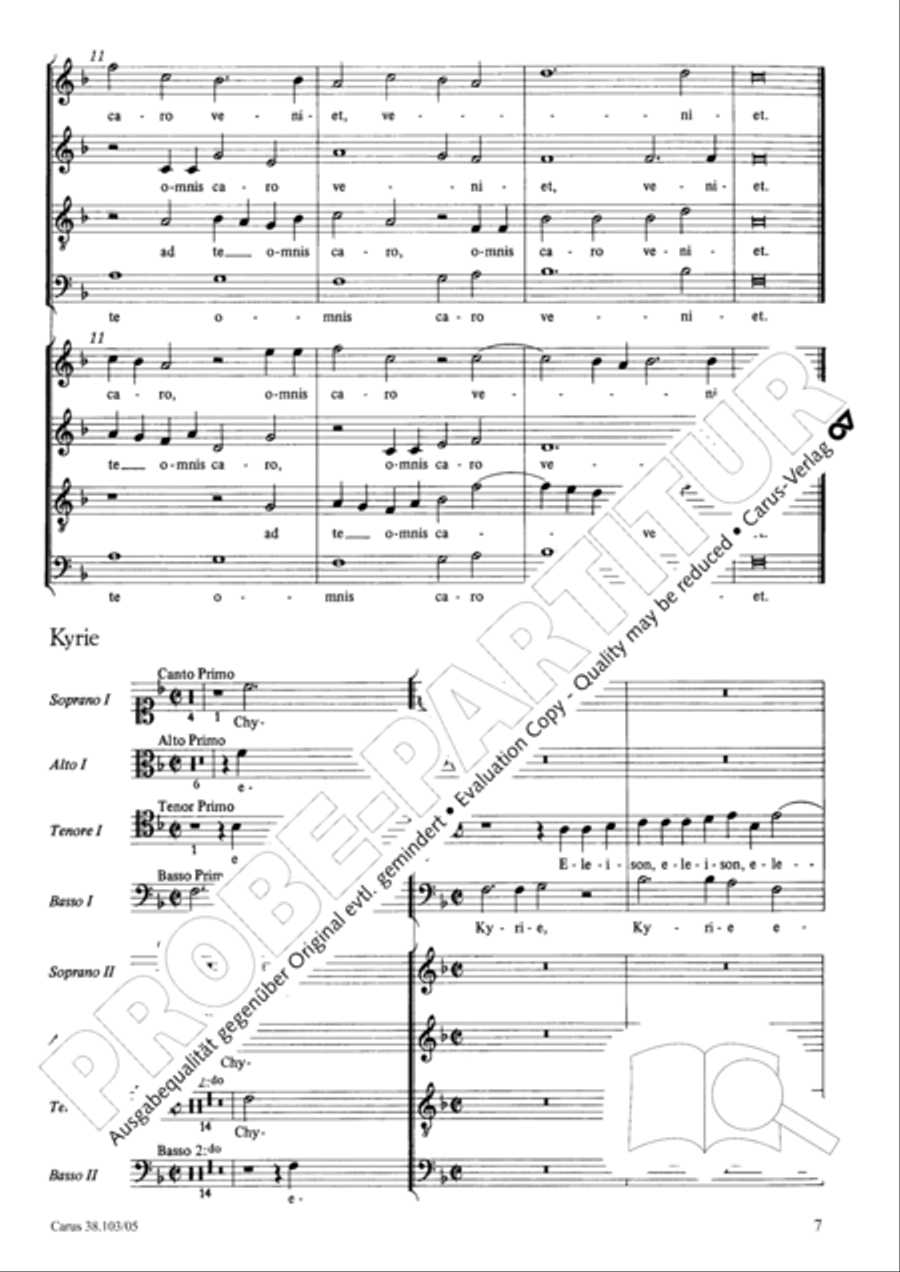 Introitus und Kyrie Introitus und Kyrie 4-Part scores gallery preview page 8