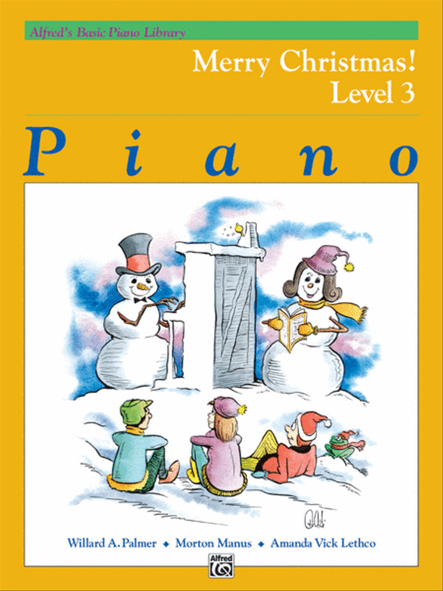 Alfred's Basic Piano Course Merry Christmas!, Level 3 Piano Method scores gallery preview page 1