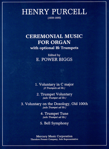 Ceremonial Music For Organ