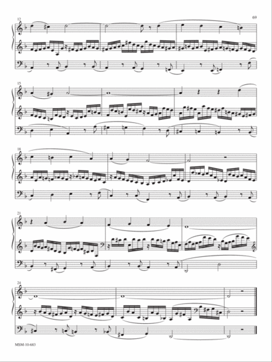 Vater unser im Himmelreich Organ scores gallery preview page 4