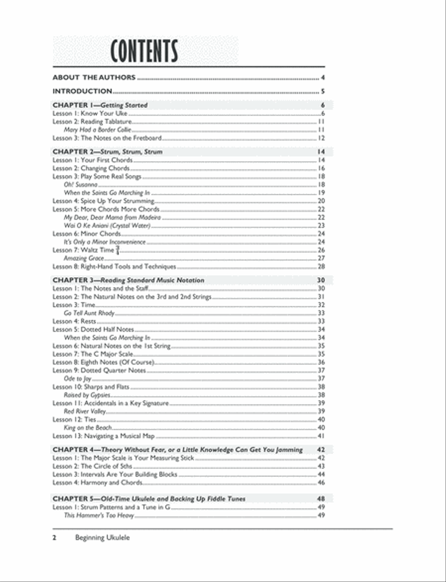 The Complete Ukulele Method -- Beginning Ukulele Ukulele scores gallery preview page 6