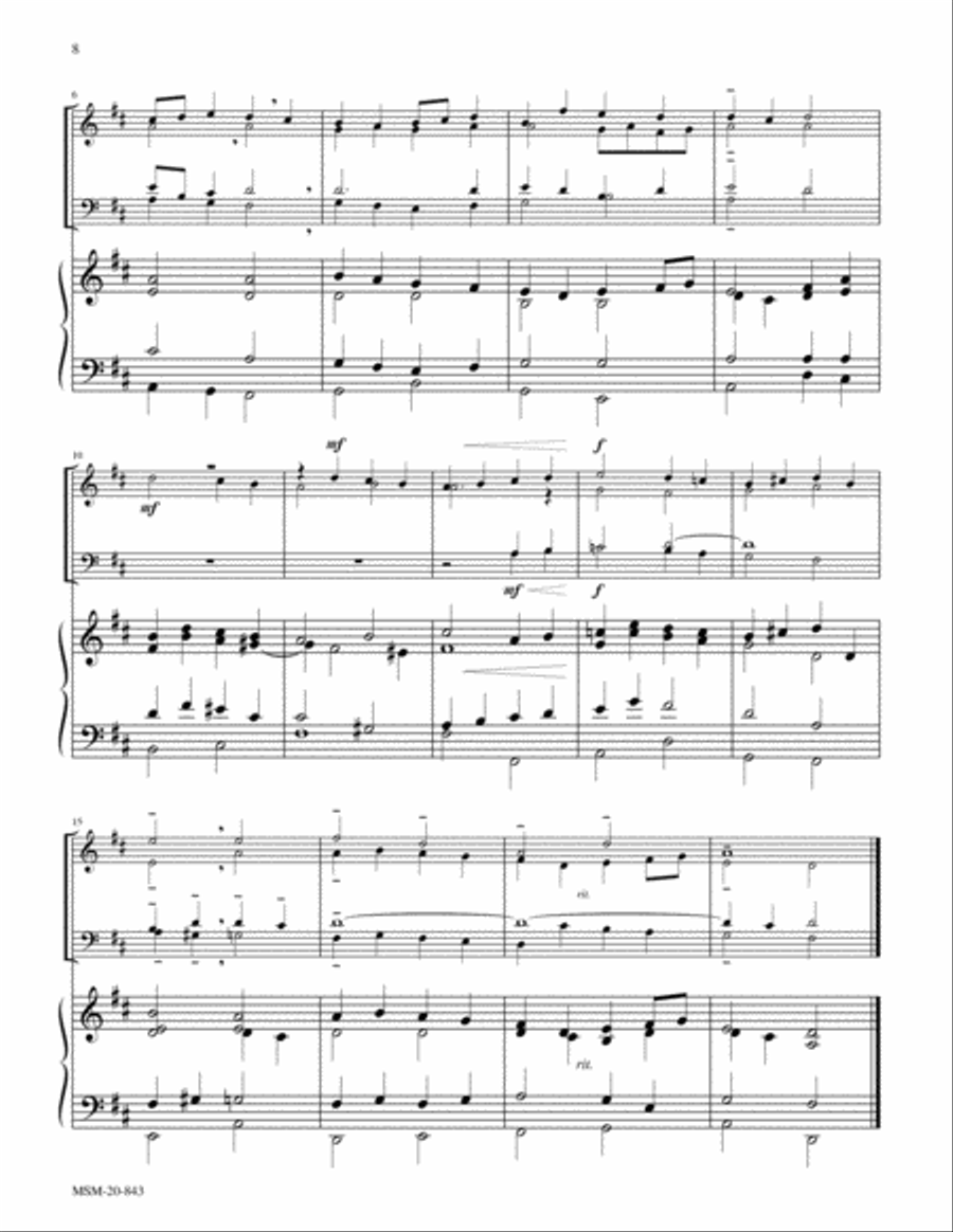 Come Down, O Love Divine (Down Ampney) Choir scores gallery preview page 3