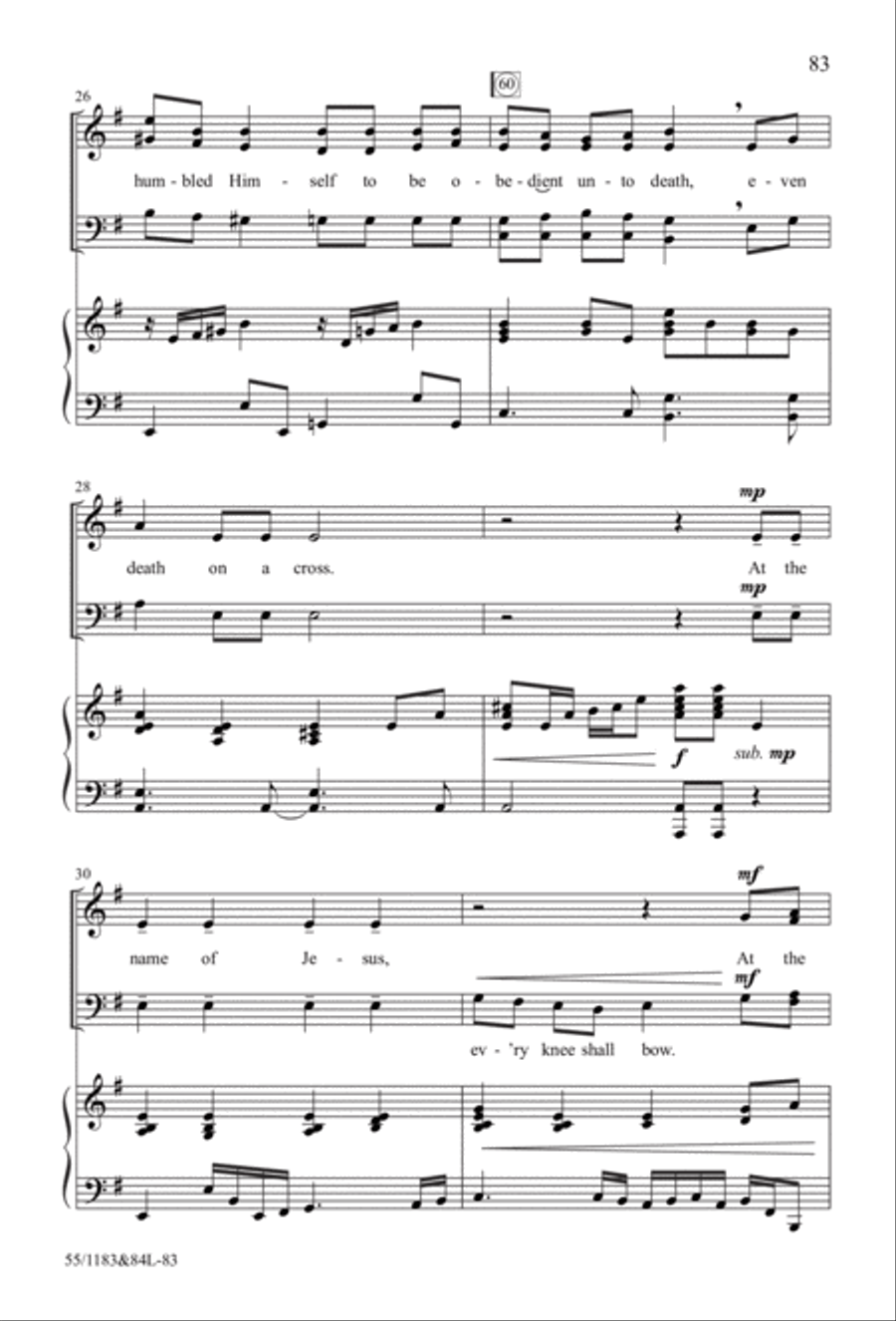 Come to the Cross and Remember 4-Part scores gallery preview page 59