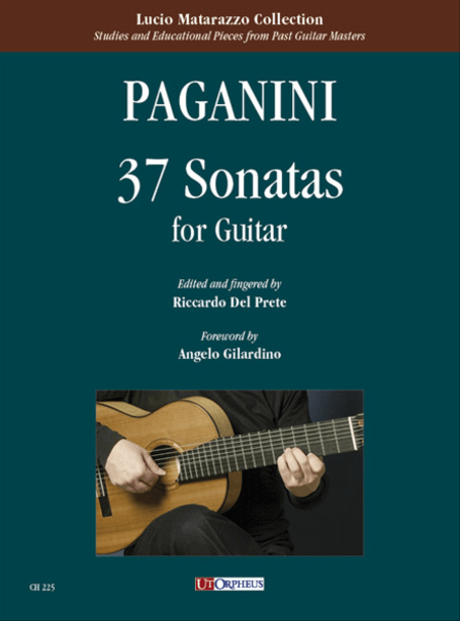 37 Sonatas for Guitar. Foreword by Angelo Gilardino Acoustic Guitar scores gallery preview page 1