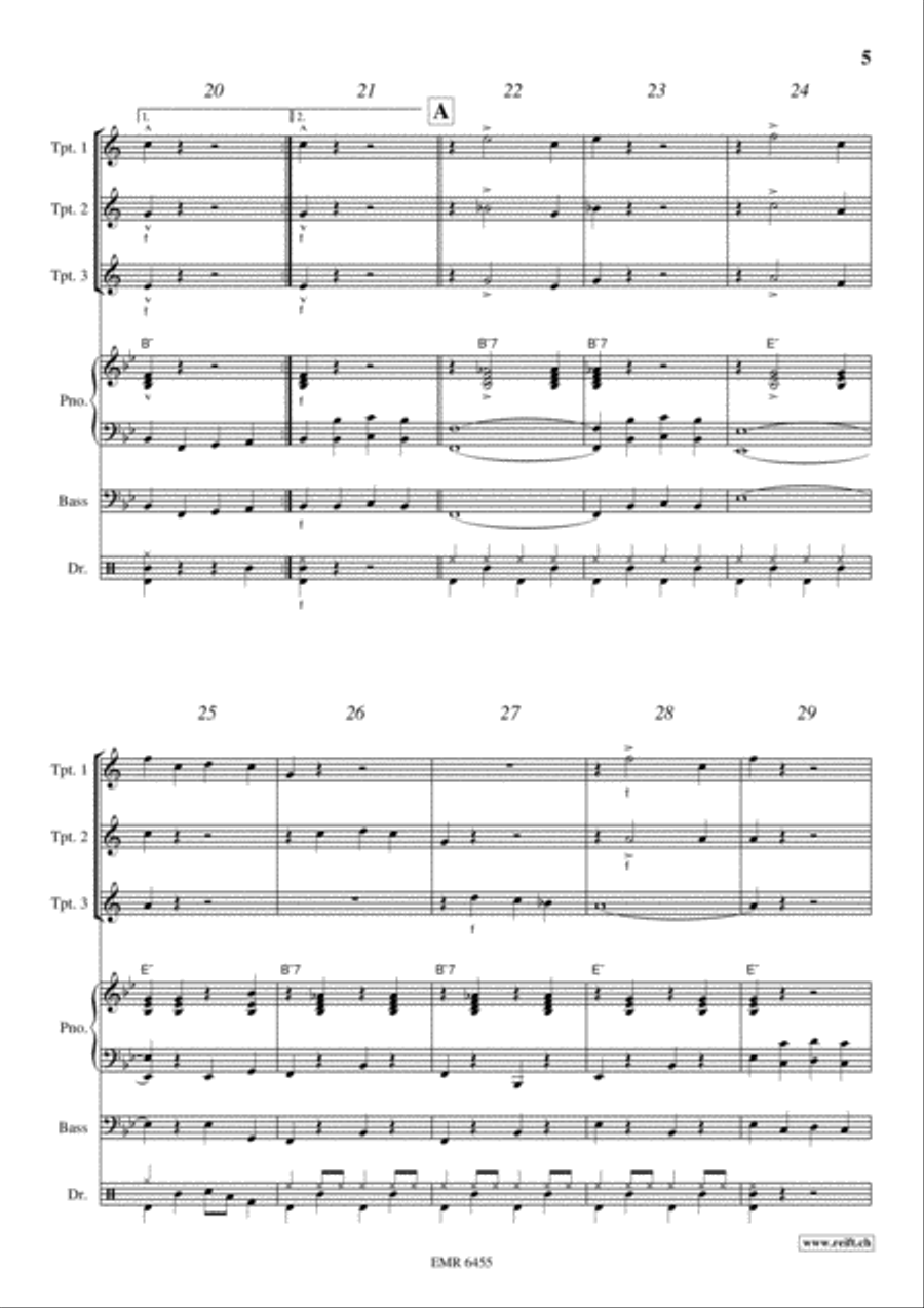 All Together All Together Trumpet Trio scores gallery preview page 5
