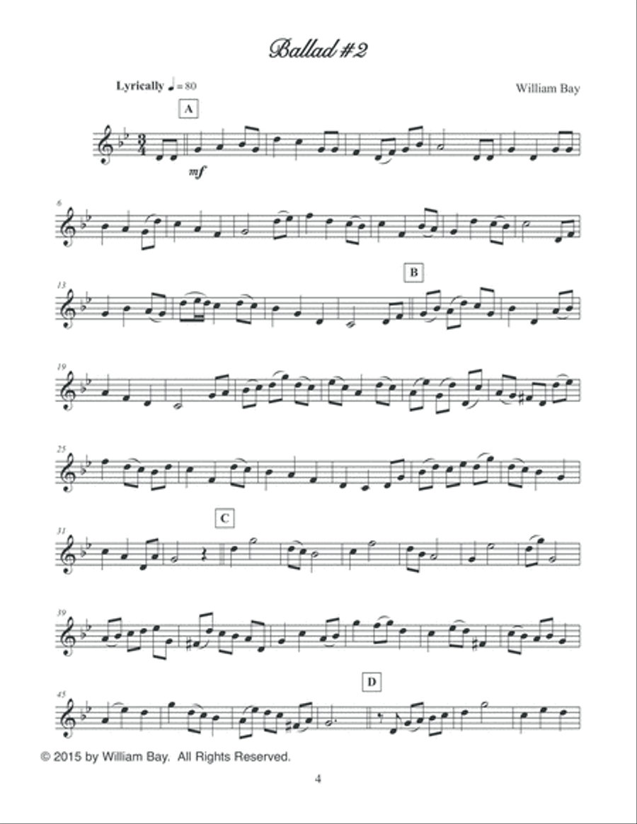 Trumpet Ballads Trumpet Ballads Bugle scores gallery preview page 5