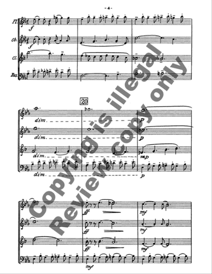 Bass with the Delicate Air Bassoon scores gallery preview page 10