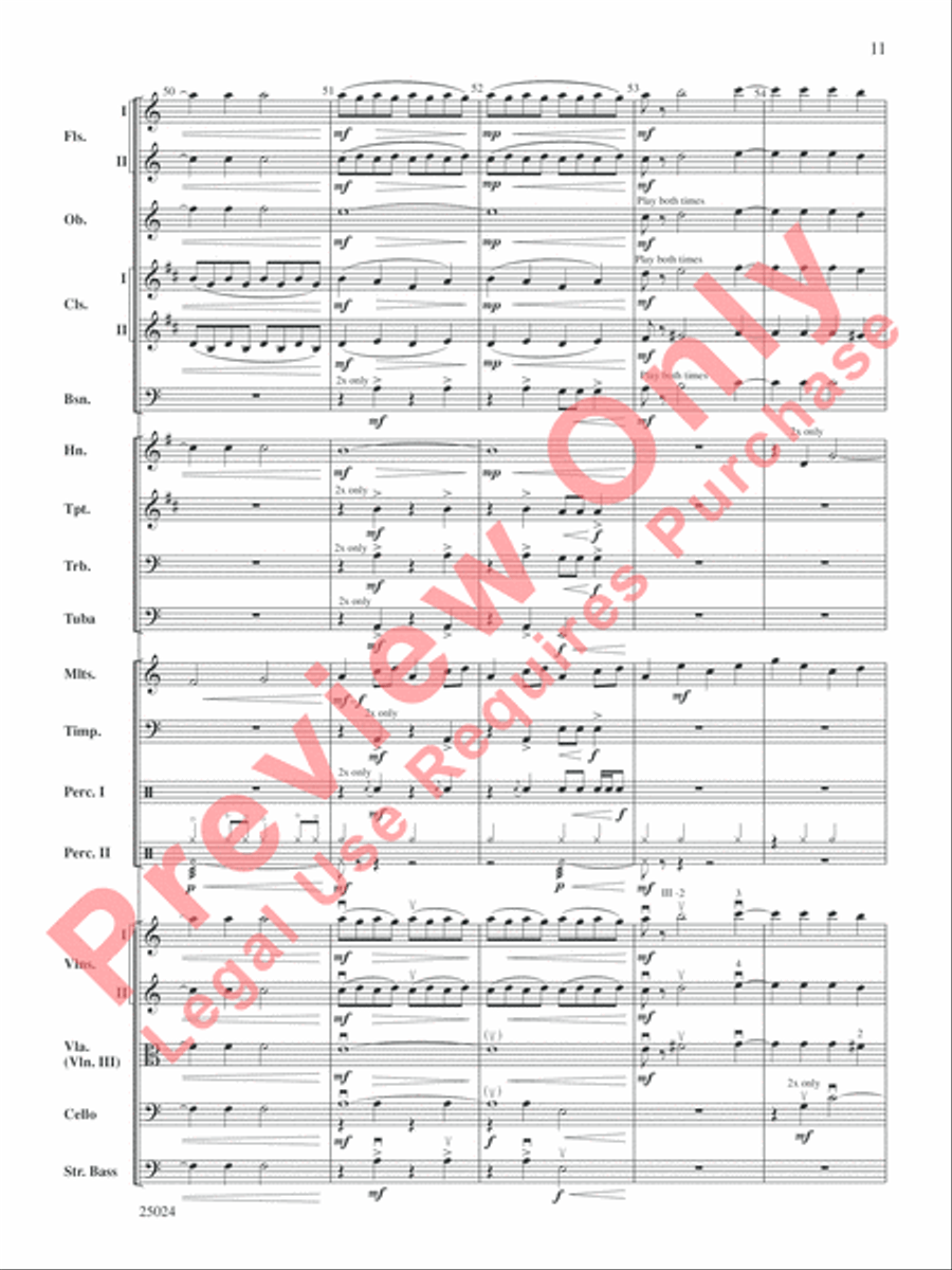 Symphonic Statement Full Orchestra scores gallery preview page 13
