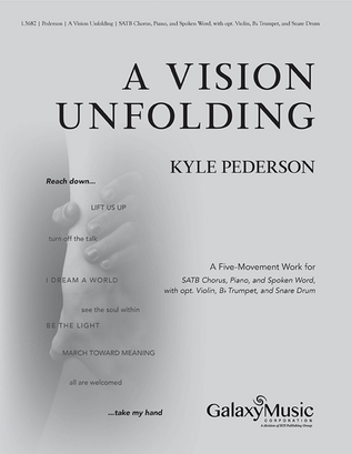 A Vision Unfolding: A Five-Movement Work (Choral Score)
