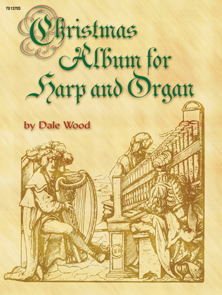 Book cover for Christmas Album for Harp and Organ - Full Score