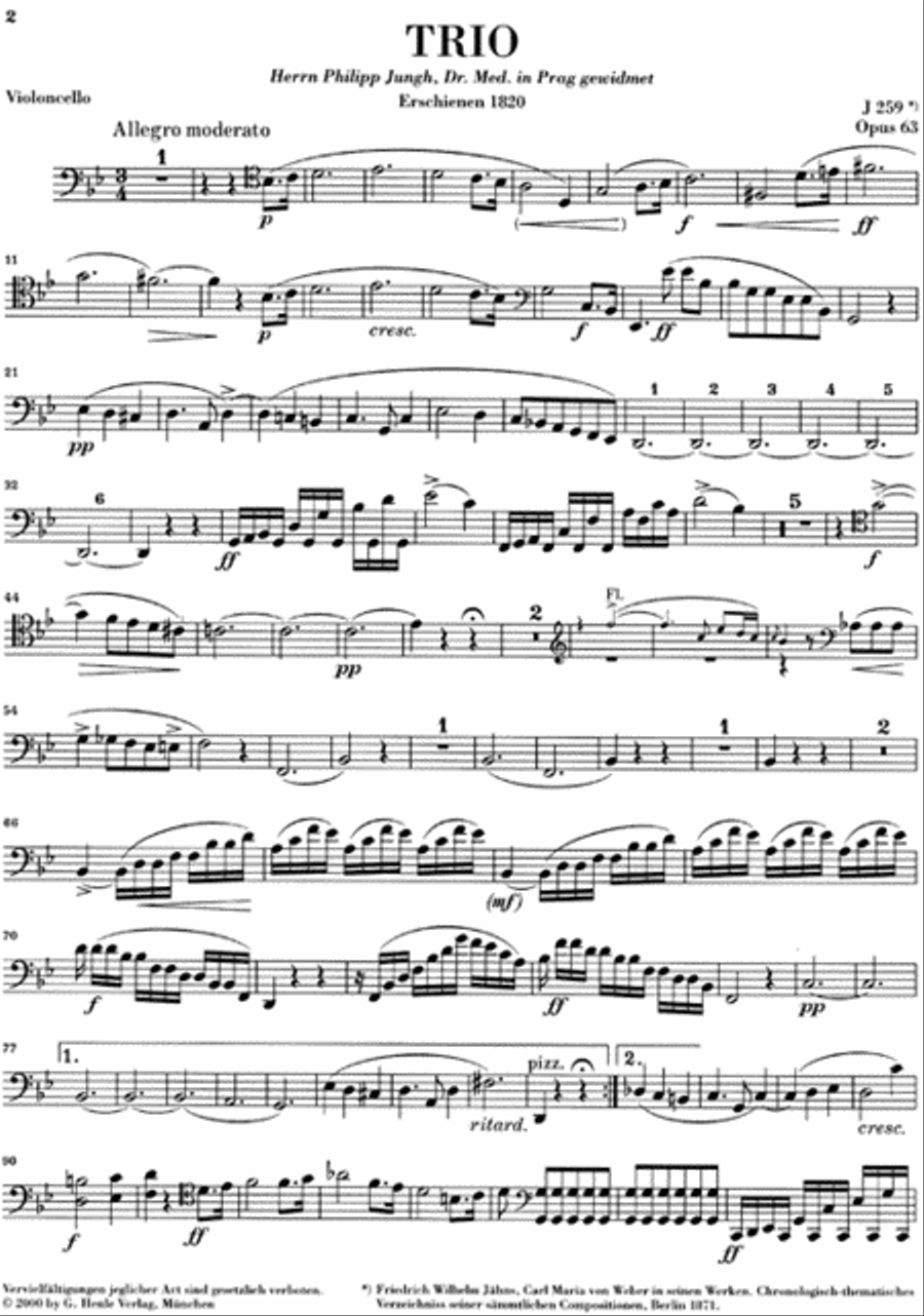 Trio in G minor Op. 63 Trio in G minor Op. 63 Flute scores gallery preview page 4