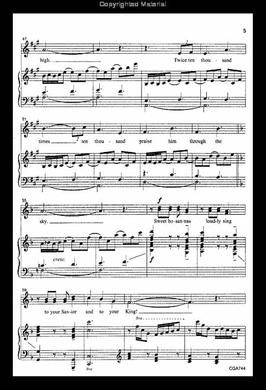 We Sing to God, Our King We Sing to God, Our King 2-Part scores gallery preview page 5