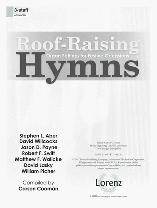Book cover for Roof-Raising Hymns (Digital Delivery)