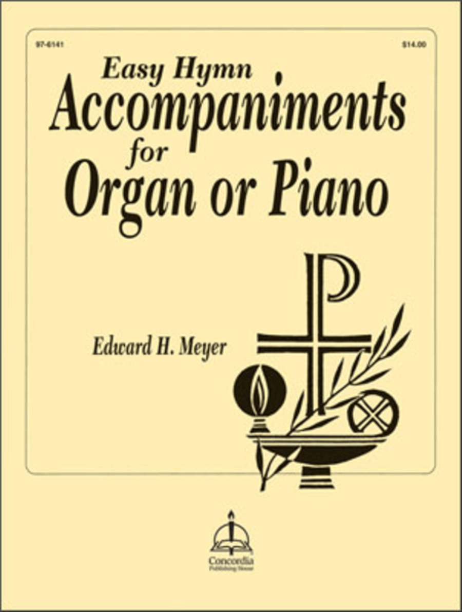 Easy Hymn Accompaniments for Organ or Piano Organ scores gallery preview page 1