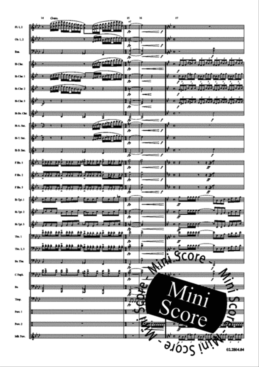 Ceremonial Fanfare Concert Band scores gallery preview page 10