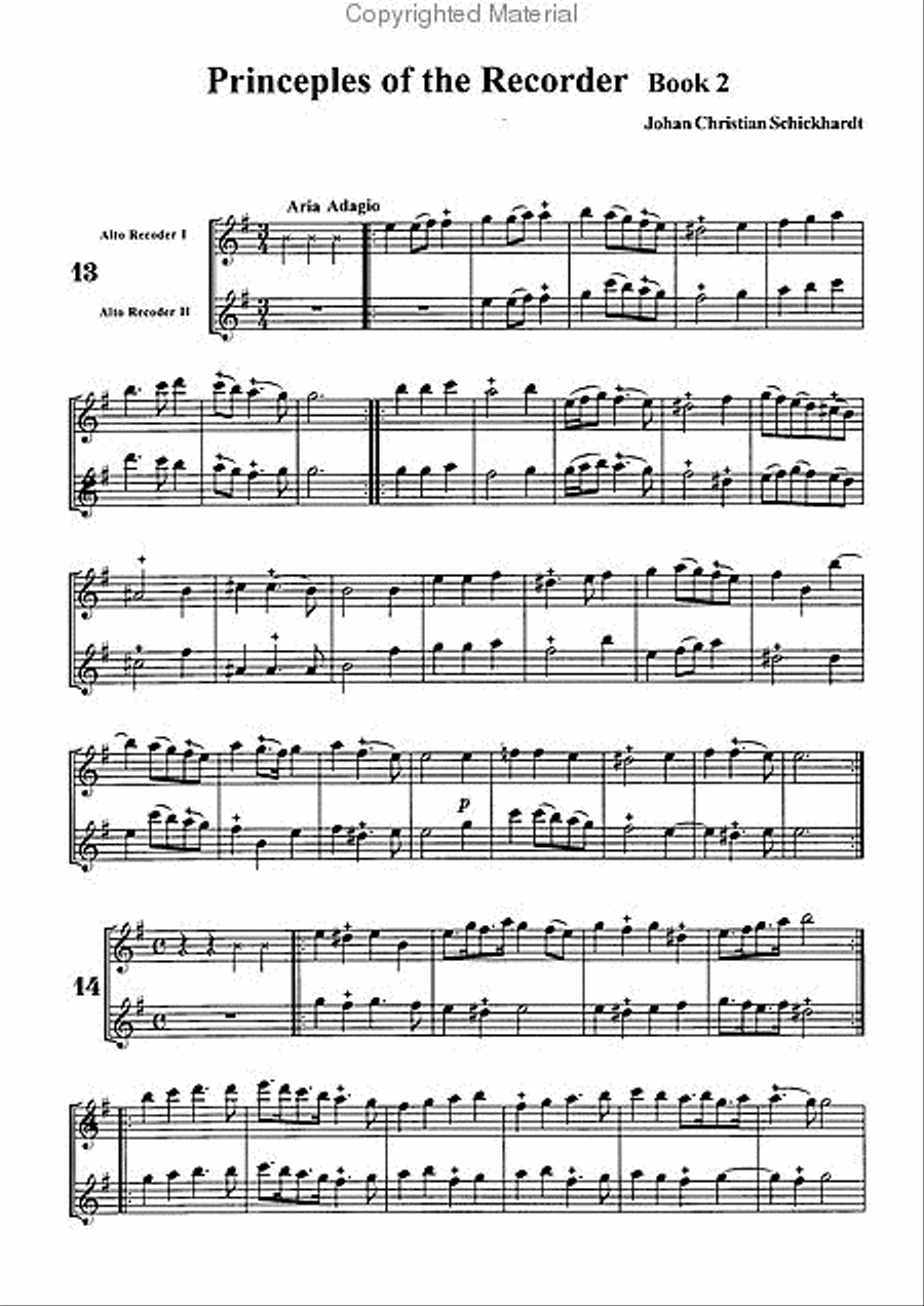 Principes de la flute(Principles of the flute) Book 2 Flute scores gallery preview page 3