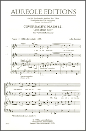Coverdale's Psalm 121 Upon a Bach Brass