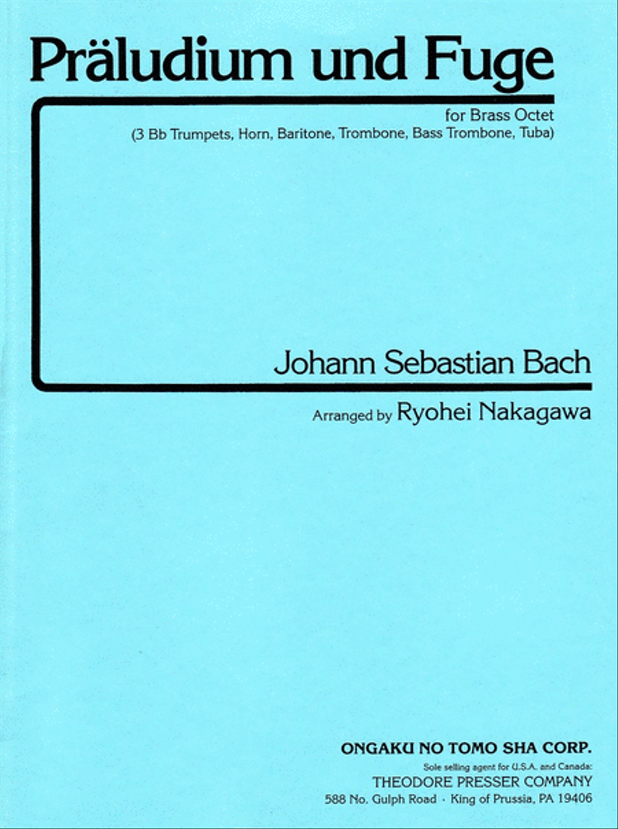 Präludium und Fuge, BWV 546 Chamber Music scores gallery preview page 1