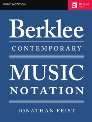 Book cover for Berklee Contemporary Music Notation