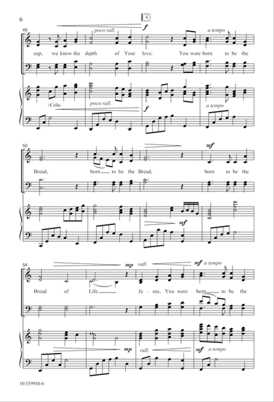 Born to Be the Bread 4-Part scores gallery preview page 7